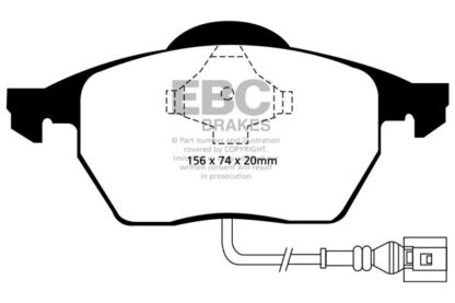 EBC Bluestuff bromsbelägg