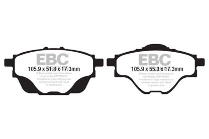 EBC Yellowstuff bromsbelägg