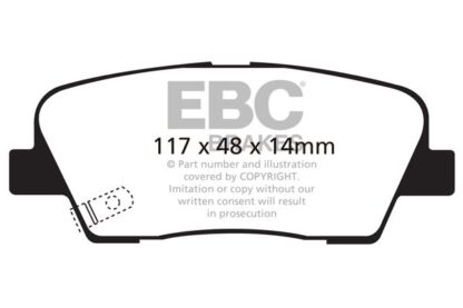 EBC Yellowstuff bromsbelägg
