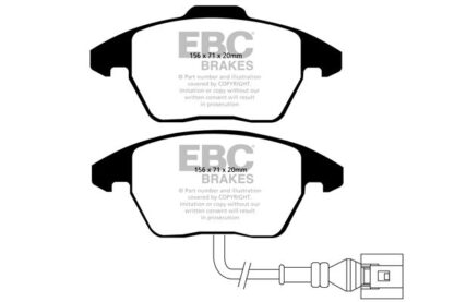 EBC Bluestuff bromsbelägg