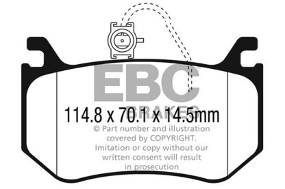 EBC Yellowstuff bromsbelägg