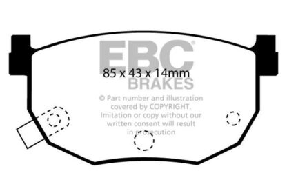 EBC Yellowstuff bromsbelägg