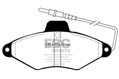 EBC Ultimax bromsbelägg