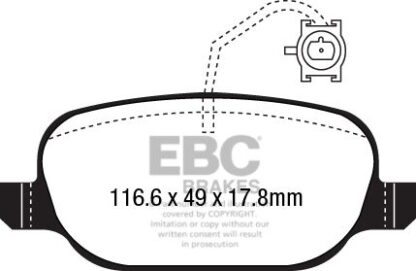 EBC Yellowstuff bromsbelägg