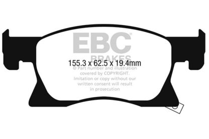 EBC Yellowstuff bromsbelägg