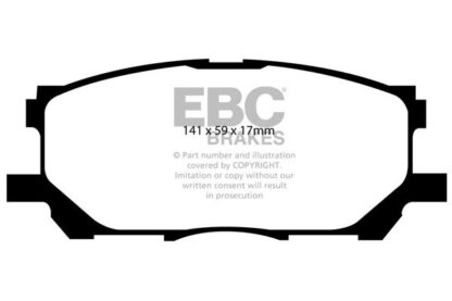 EBC Yellowstuff bromsbelägg