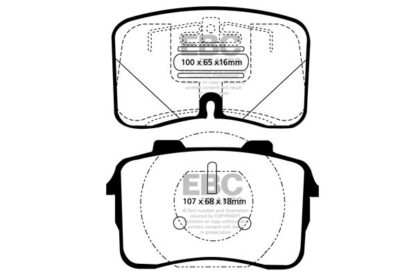 EBC Yellowstuff bromsbelägg