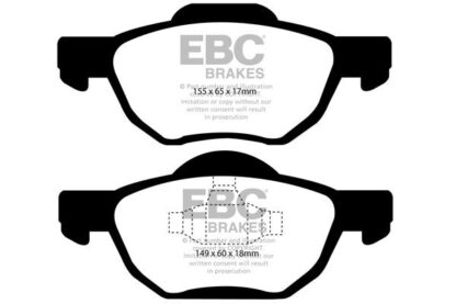 EBC Bluestuff bromsbelägg