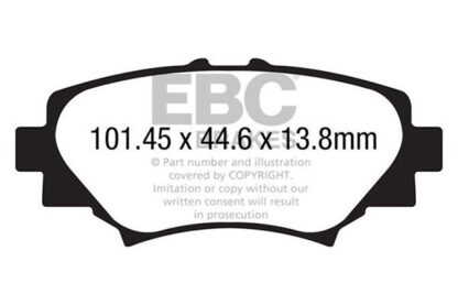 EBC Yellowstuff bromsbelägg