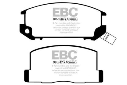 EBC Yellowstuff bromsbelägg