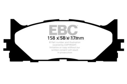 EBC Yellowstuff bromsbelägg