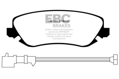 EBC Ultimax bromsbelägg
