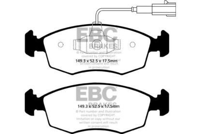 EBC Greenstuff bromsbelägg