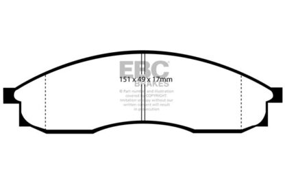 EBC Ultimax bromsbelägg