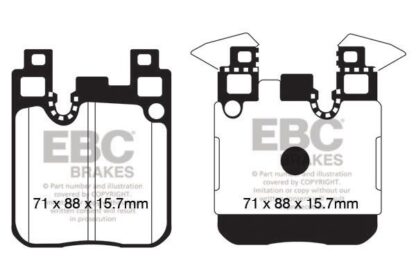 EBC Bluestuff bromsbelägg