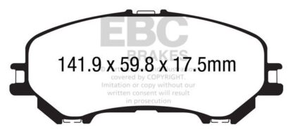 EBC Yellowstuff bromsbelägg