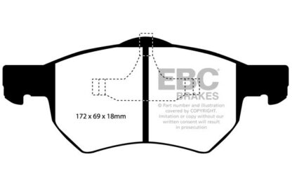 EBC Ultimax bromsbelägg