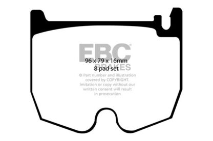 EBC Bluestuff bromsbelägg
