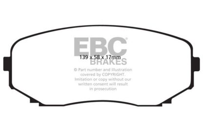 EBC Yellowstuff bromsbelägg