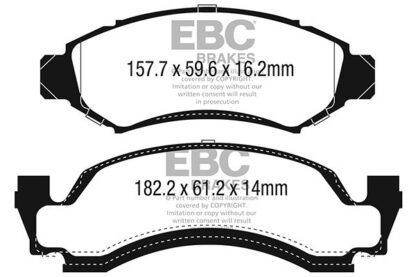 EBC Yellowstuff bromsbelägg