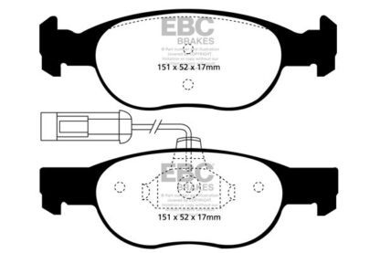 EBC Greenstuff bromsbelägg