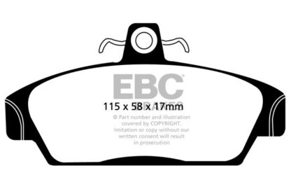 EBC Yellowstuff bromsbelägg