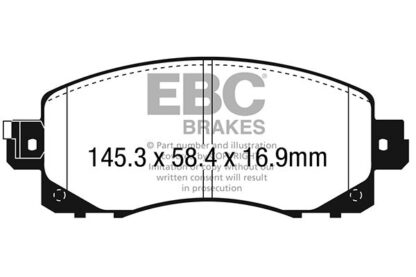 EBC Yellowstuff bromsbelägg