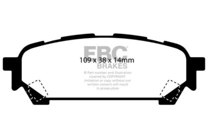 EBC Greenstuff bromsbelägg