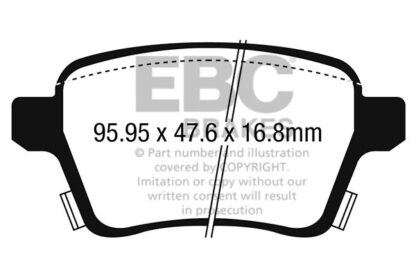 EBC Yellowstuff bromsbelägg