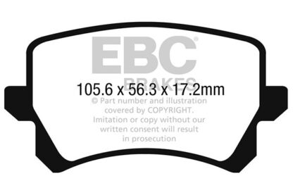 EBC Yellowstuff bromsbelägg