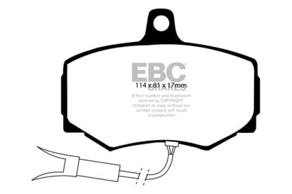 EBC Redstuff bromsbelägg