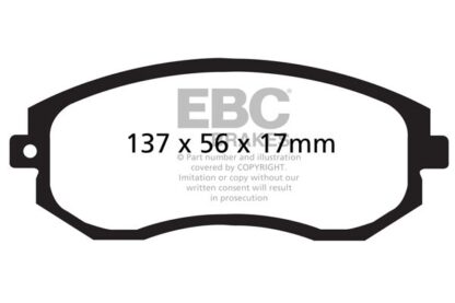 EBC Bluestuff bromsbelägg