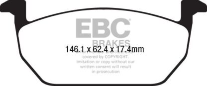 EBC Yellowstuff bromsbelägg