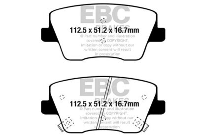 EBC Yellowstuff bromsbelägg