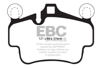 EBC Redstuff bromsbelägg