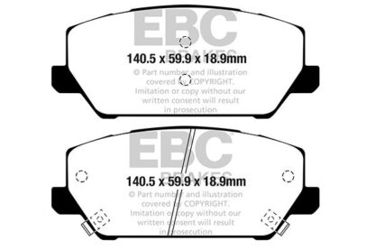EBC Yellowstuff bromsbelägg