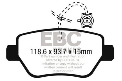 EBC Yellowstuff bromsbelägg
