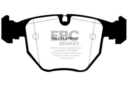EBC Bluestuff bromsbelägg