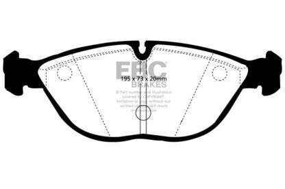 EBC Bluestuff bromsbelägg