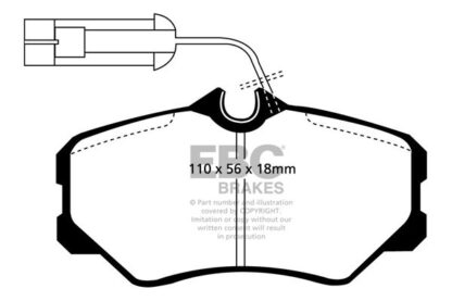 EBC Ultimax bromsbelägg