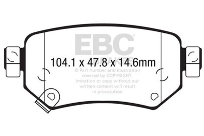 EBC Yellowstuff bromsbelägg