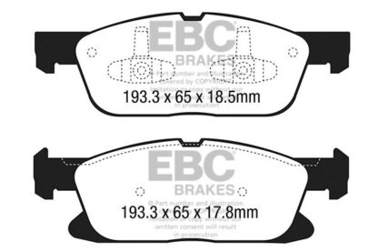 EBC Yellowstuff bromsbelägg