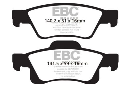 EBC Yellowstuff bromsbelägg