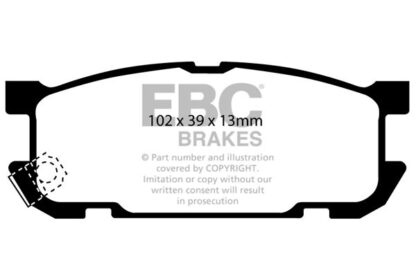 EBC Greenstuff bromsbelägg