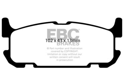 EBC Greenstuff bromsbelägg