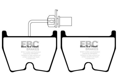 EBC Bluestuff bromsbelägg