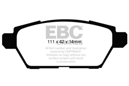 EBC Yellowstuff bromsbelägg