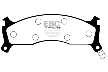 EBC Ultimax bromsbelägg