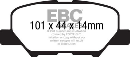 EBC Yellowstuff bromsbelägg