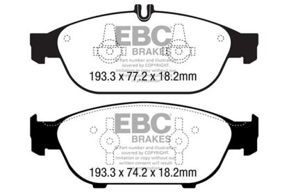 EBC Redstuff bromsbelägg